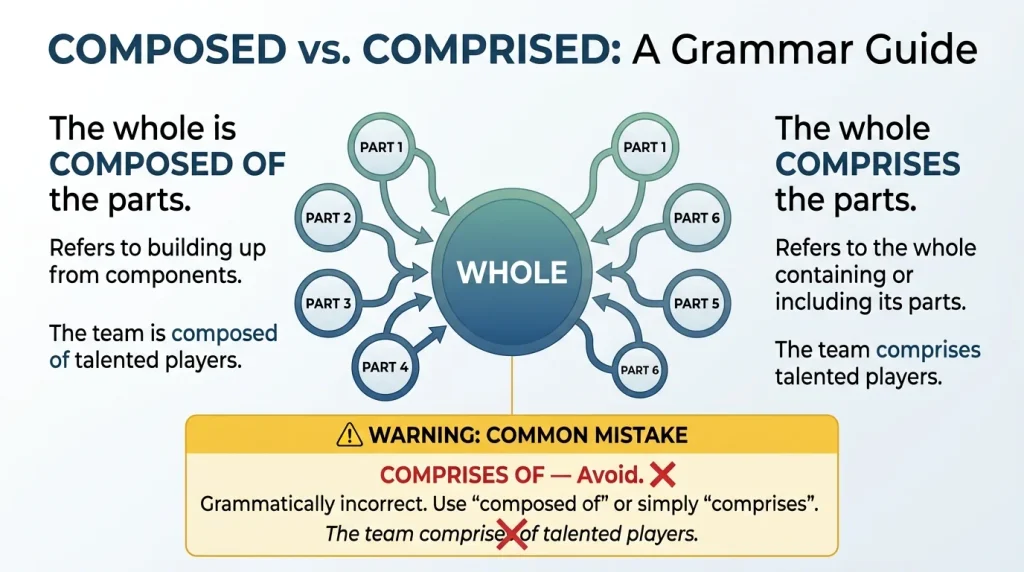 Composed vs Comprised
