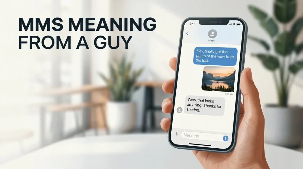 MMS Meaning From a Guy