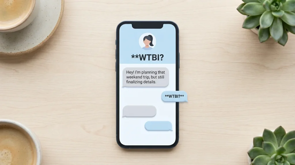 WTBI Meaning in Text: What Does It Mean?