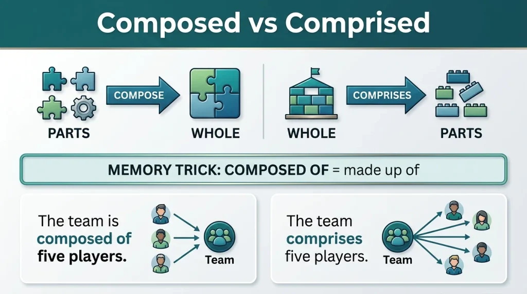 Composed vs Comprised: Which Is Correct?