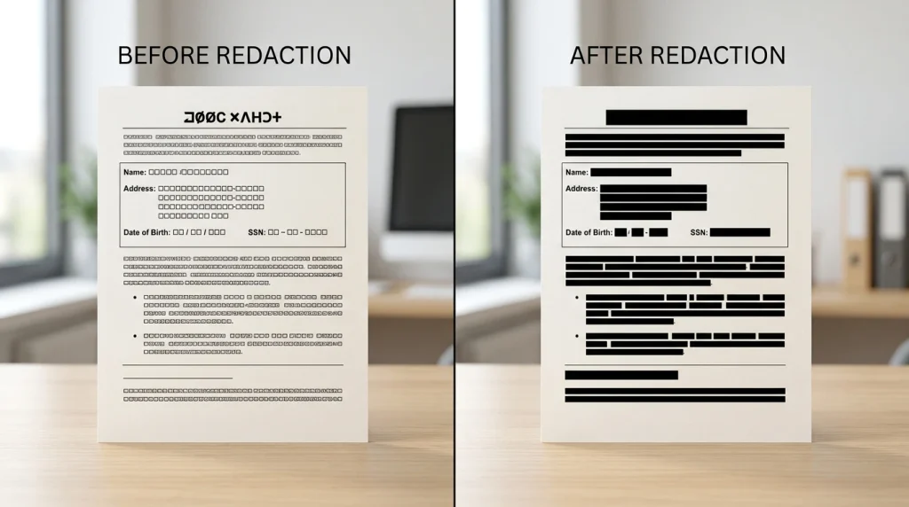What Does Redacted Mean in a Document?