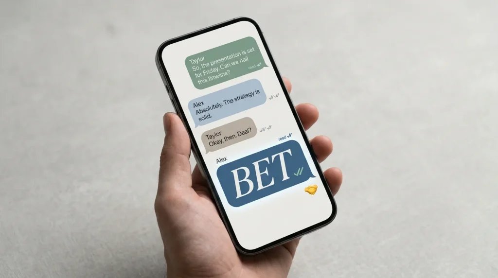 Bet Meaning in Text: What Does It Mean?