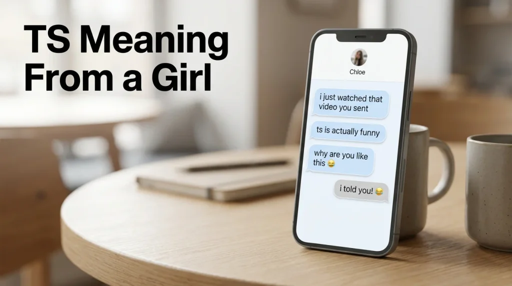 TS Meaning From a Girl