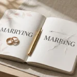 Marrying vs Marring: Meaning, Difference & Correct Usage.