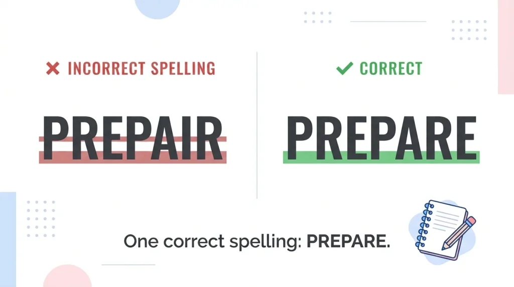 Prepair or Prepare?