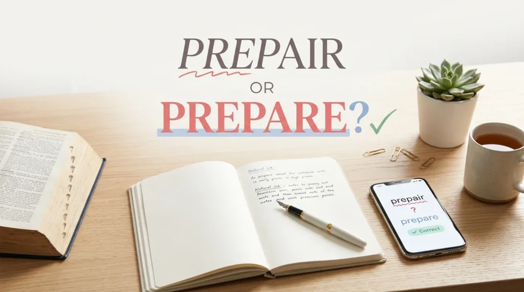 Prepair or Prepare? The Correct Spelling Explained.