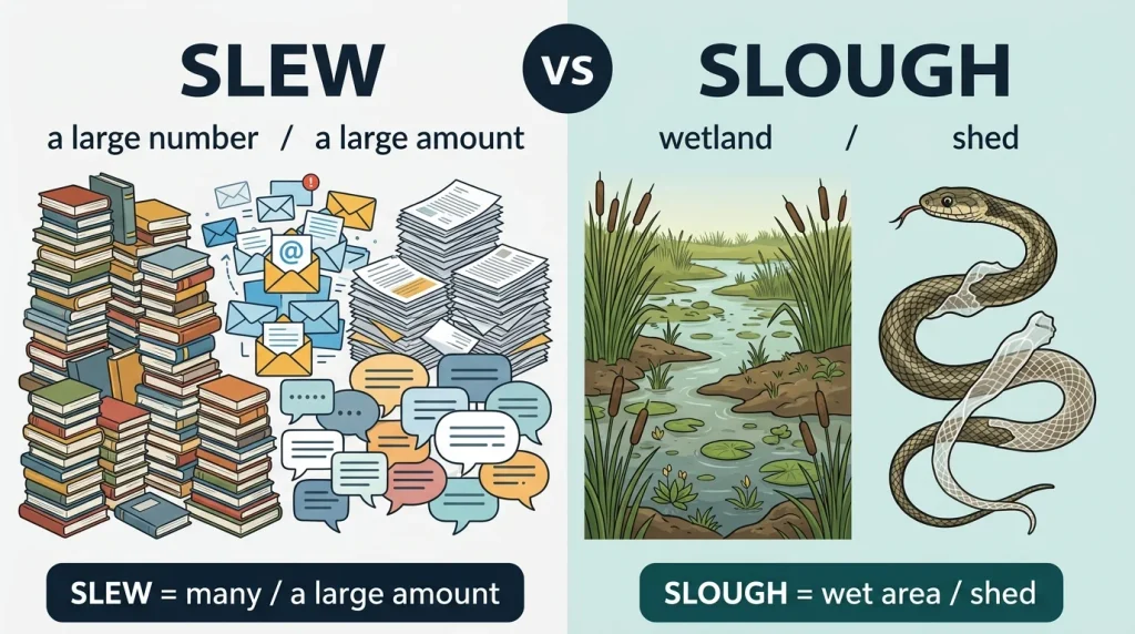 Slew vs Slough