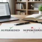 Superseded vs Superceded: Which Spelling Is Correct?