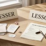 Lesser or Lessor: What's the Difference?