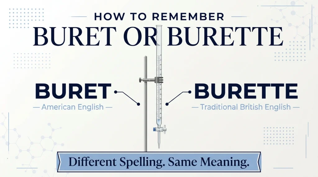 Buret or Burette: Which Spelling Is Correct?