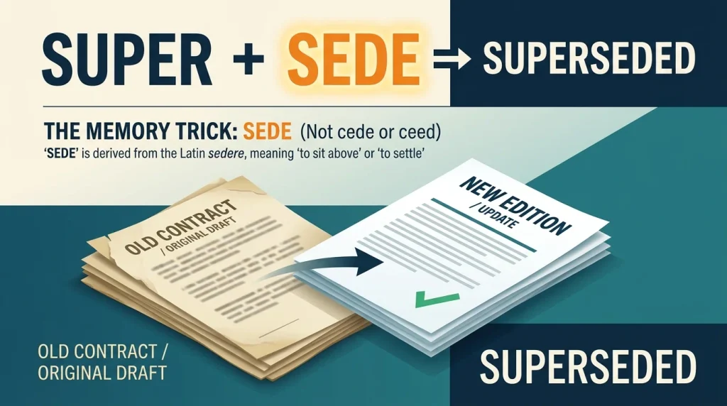 Superseded vs Superceded: Which Spelling Is Correct?
