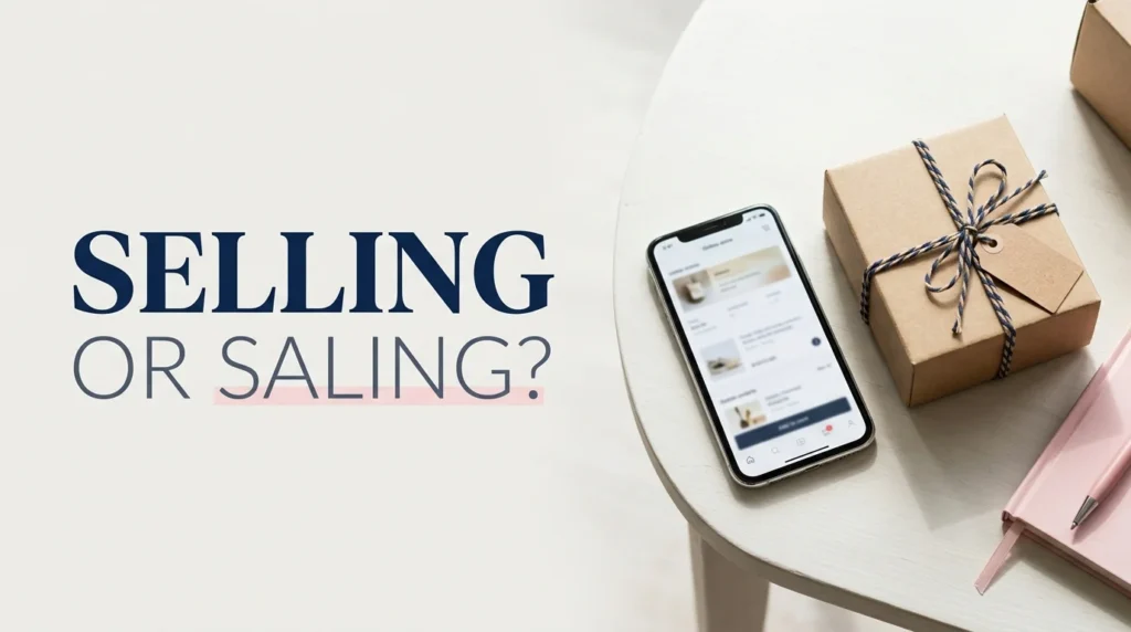 Selling or Saling: Which Spelling Is Correct?