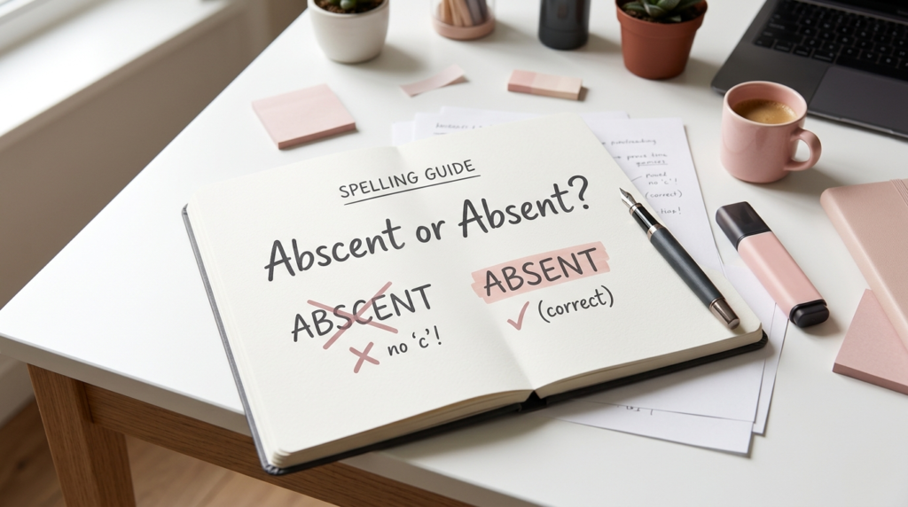 Abscent or Absent: Which Spelling Is Correct?
