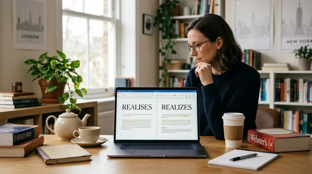 Realises vs Realizes: Which Spelling Is Correct?